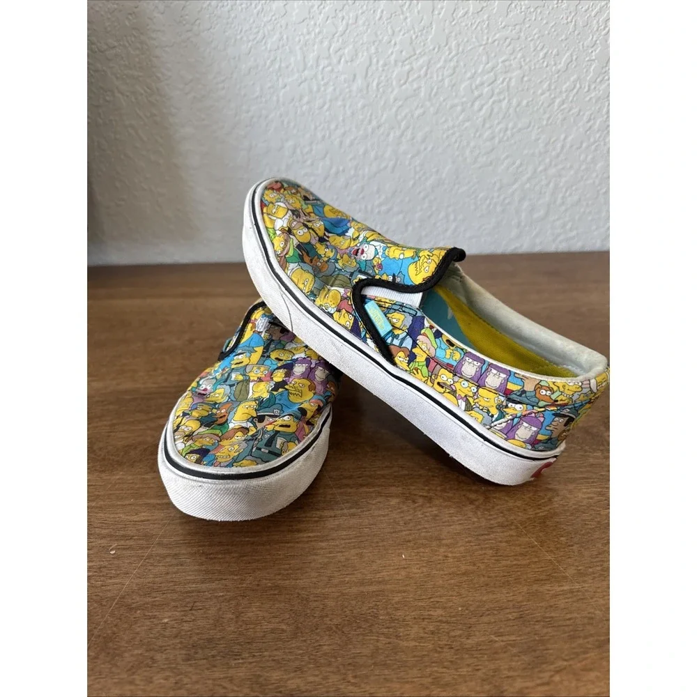 Vans X The Simpsons People Of Springfield Comfycush Slip On Men's 7.5 Women 9